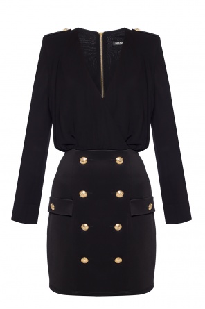 Dress with decorative buttons, zdjęcie 1 Dress with decorative buttons od Balmain